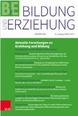 Cover: Aktuelle Forschungen zu Erziehung und Bildung