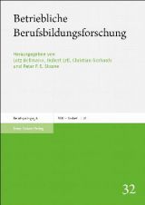 Cover: Betriebliche Berufsbildungsforschung
